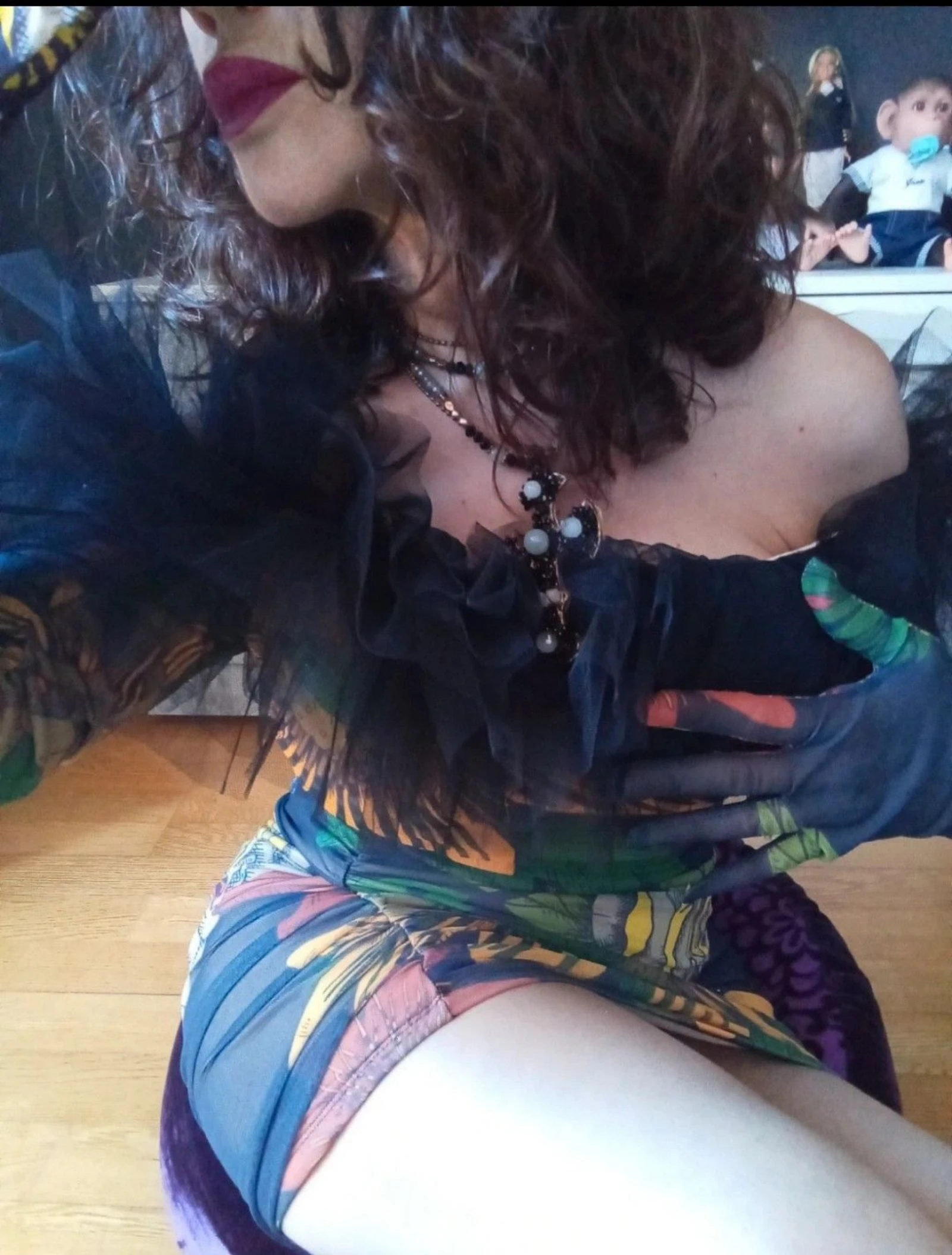 Halsketting met grote kruis in gotische stijl – photo 12
